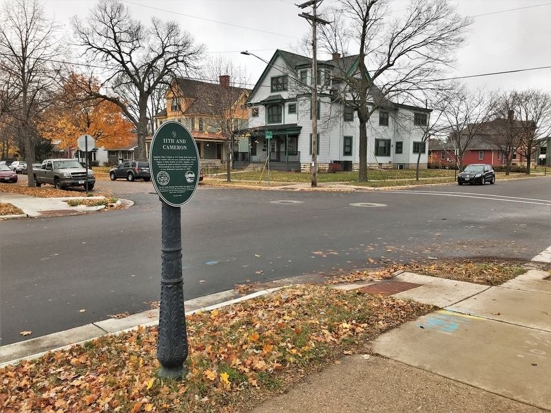 11th and Cameron Marker, from the east image. Click for full size.