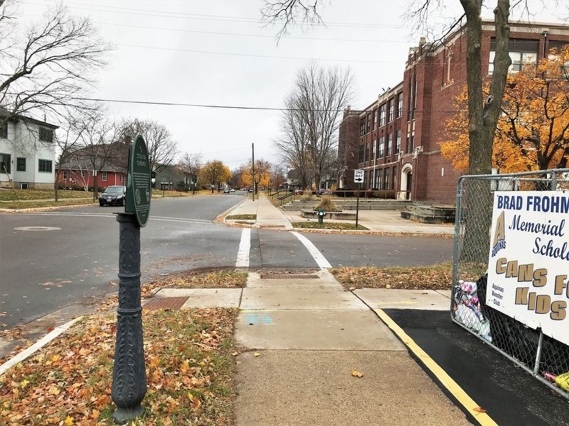 11th and Cameron Marker, from the south. Click for full size. 11th and Cameron Marker, from the south image. Click for full size.
