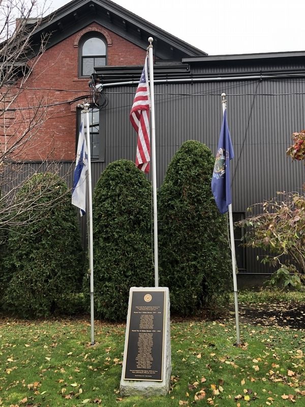 Maine's Jewish Fallen Heroes Memorial. Click for full size. Maine's Jewish Fallen Heroes Memorial image. Click for full size.
