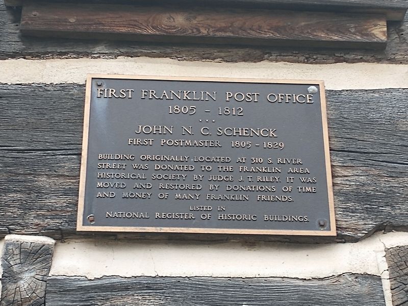 First Franklin Post Office Marker image. Click for full size.
