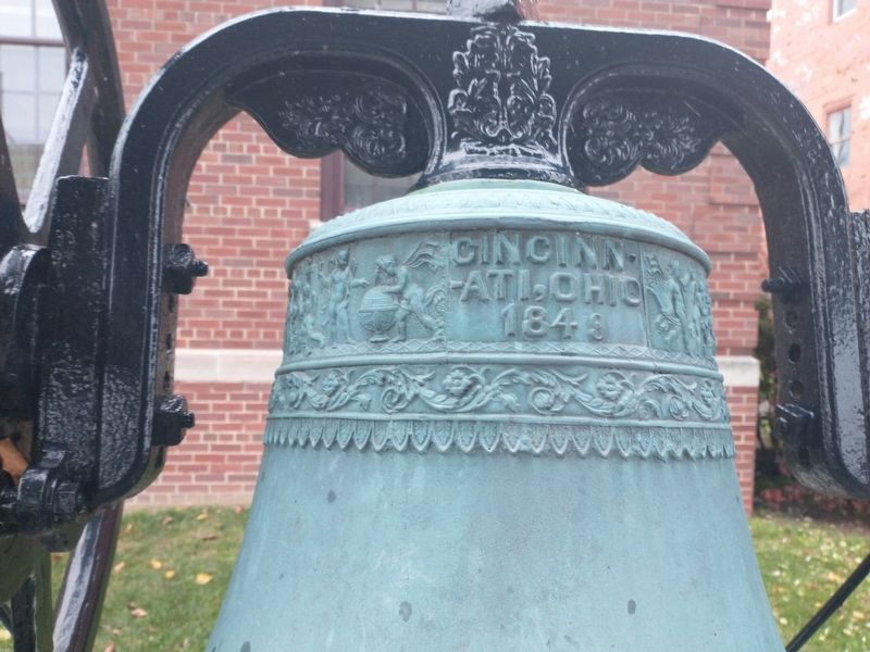 Detail on the Old Central School Bell image. Click for full size.