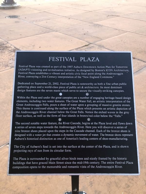 Festival Plaza Marker image. Click for full size.