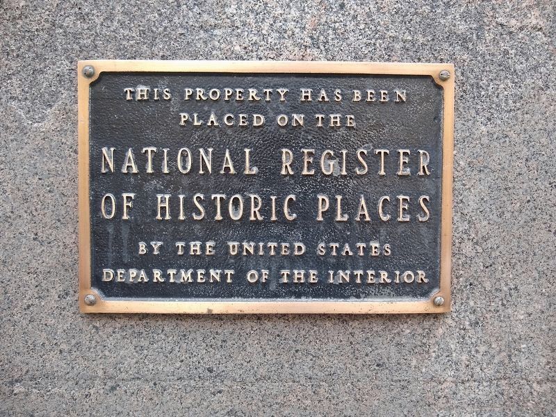 Mitchell Building National Register of Historic Places Marker image. Click for full size.