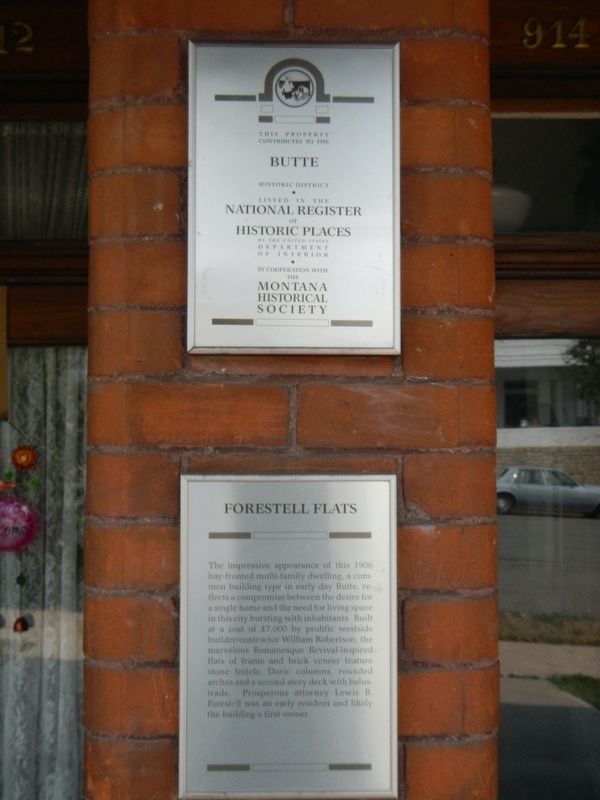 Forestell Flats Marker image. Click for full size.