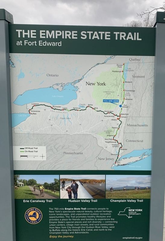 The Empire State Trail Marker image. Click for full size.
