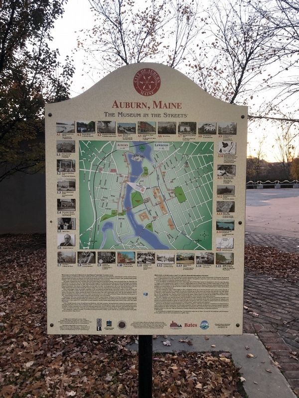 Auburn, Maine Marker image. Click for full size.