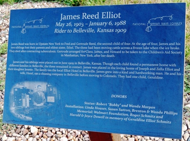 James Reed Elliot Marker. Click for full size. James Reed Elliot Marker image. Click for full size.