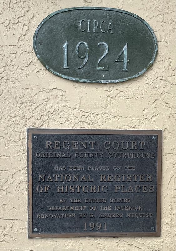Regent Court Marker image. Click for full size.