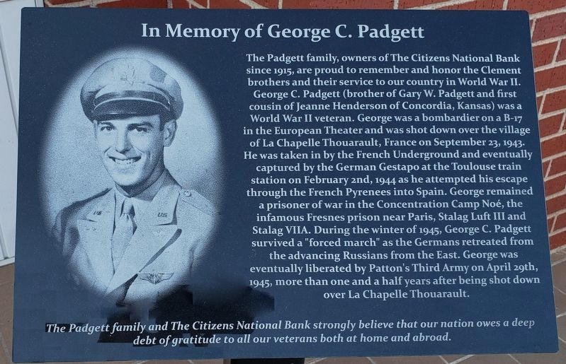 George C. Padgett Marker image. Click for full size.