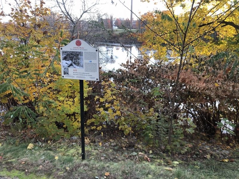 River Pollution and Restoration / Pollution et Restoration de la Rivi�re Marker image. Click for full size.