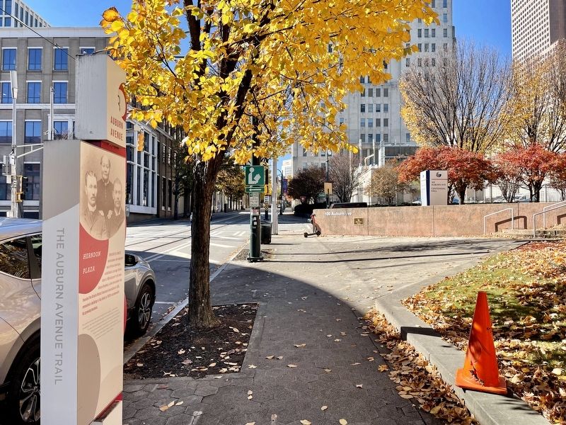 View of Auburn Avenue looking west. image. Click for full size.