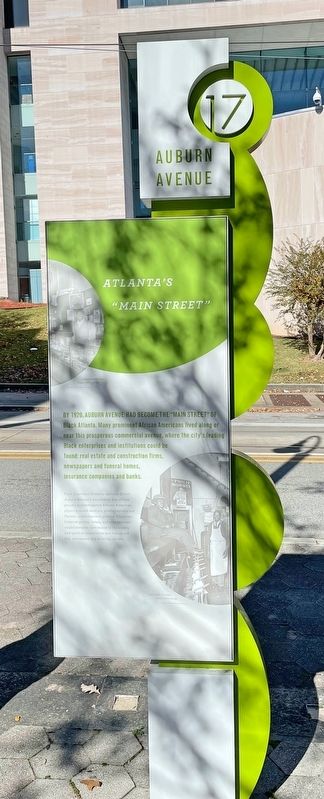 Atlanta's "Main Street" Marker image. Click for full size.