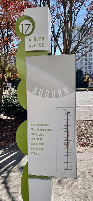 Atlanta's "Main Street" Marker (reverse) image. Click for full size.
