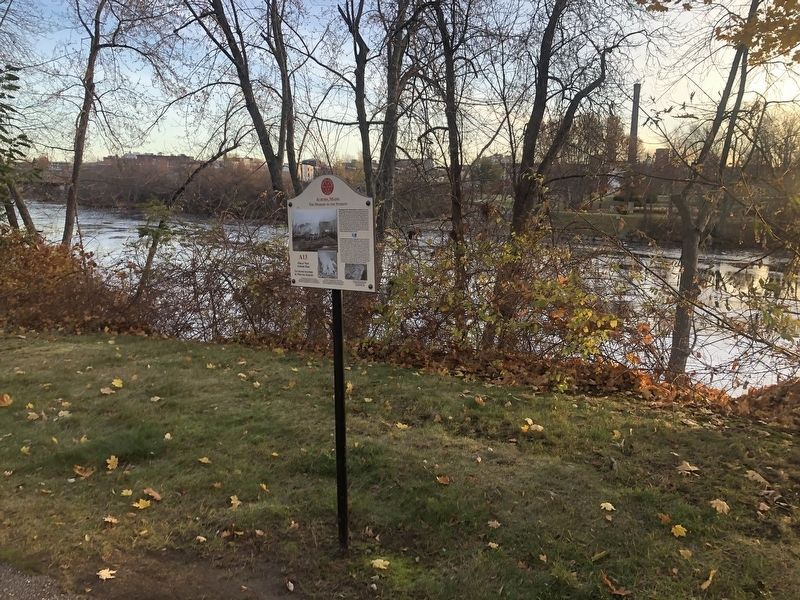 Great New Auburn Fire / Le Grand Incendie du Nouvel-Auburn Marker image. Click for full size.