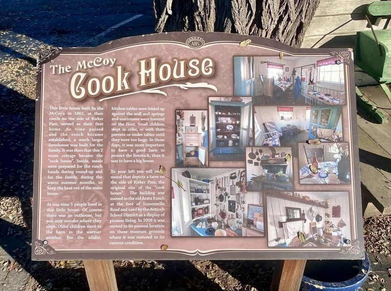 The McCoy Cook House Marker image. Click for full size.