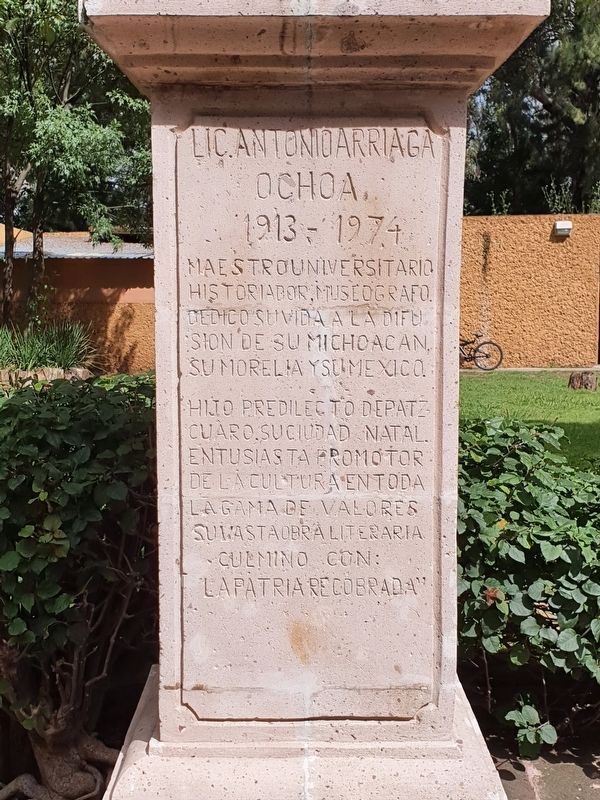 Antonio Arriaga Ochoa Historical Marker