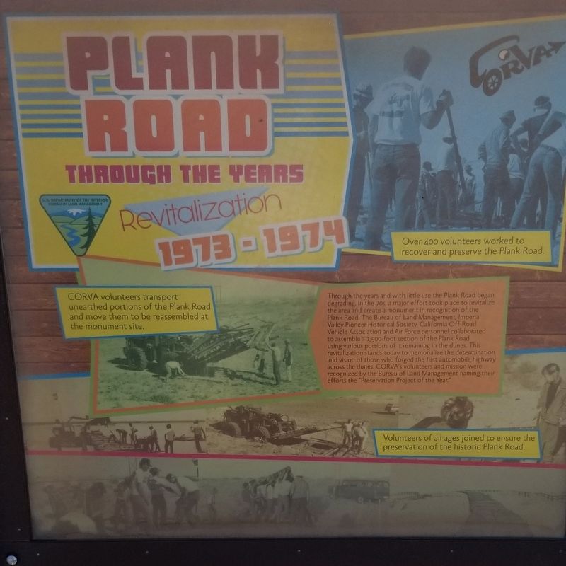 Plank Road Marker - Panel 2 image. Click for full size.