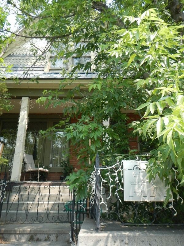 Ellis and Martha Passmore Residence and Marker image. Click for full size.