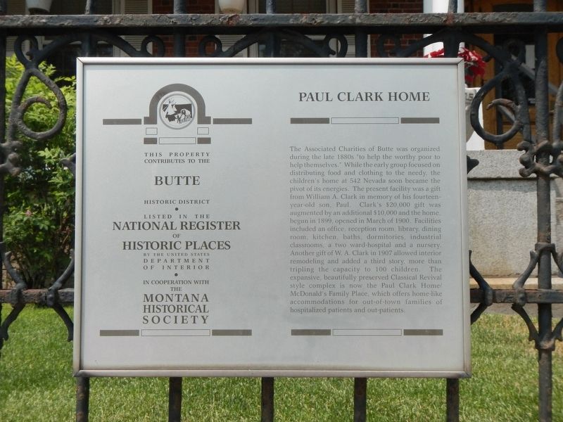 Paul Clark Home Marker image. Click for full size.