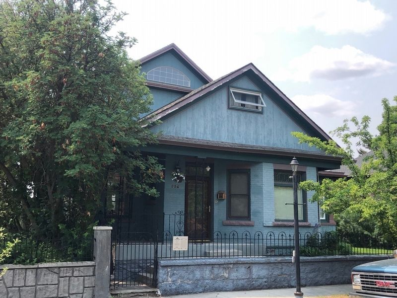 Galbraith Residence and Marker image. Click for full size.