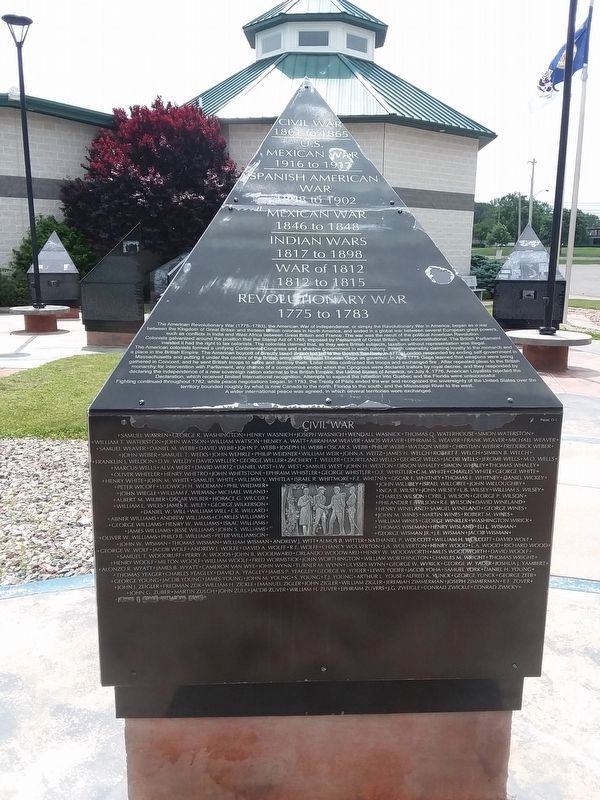 Williams County War Memorial image. Click for full size.