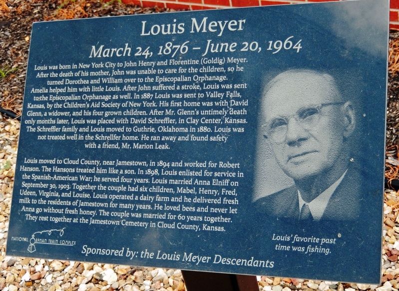 Louis Meyer Marker image. Click for full size.