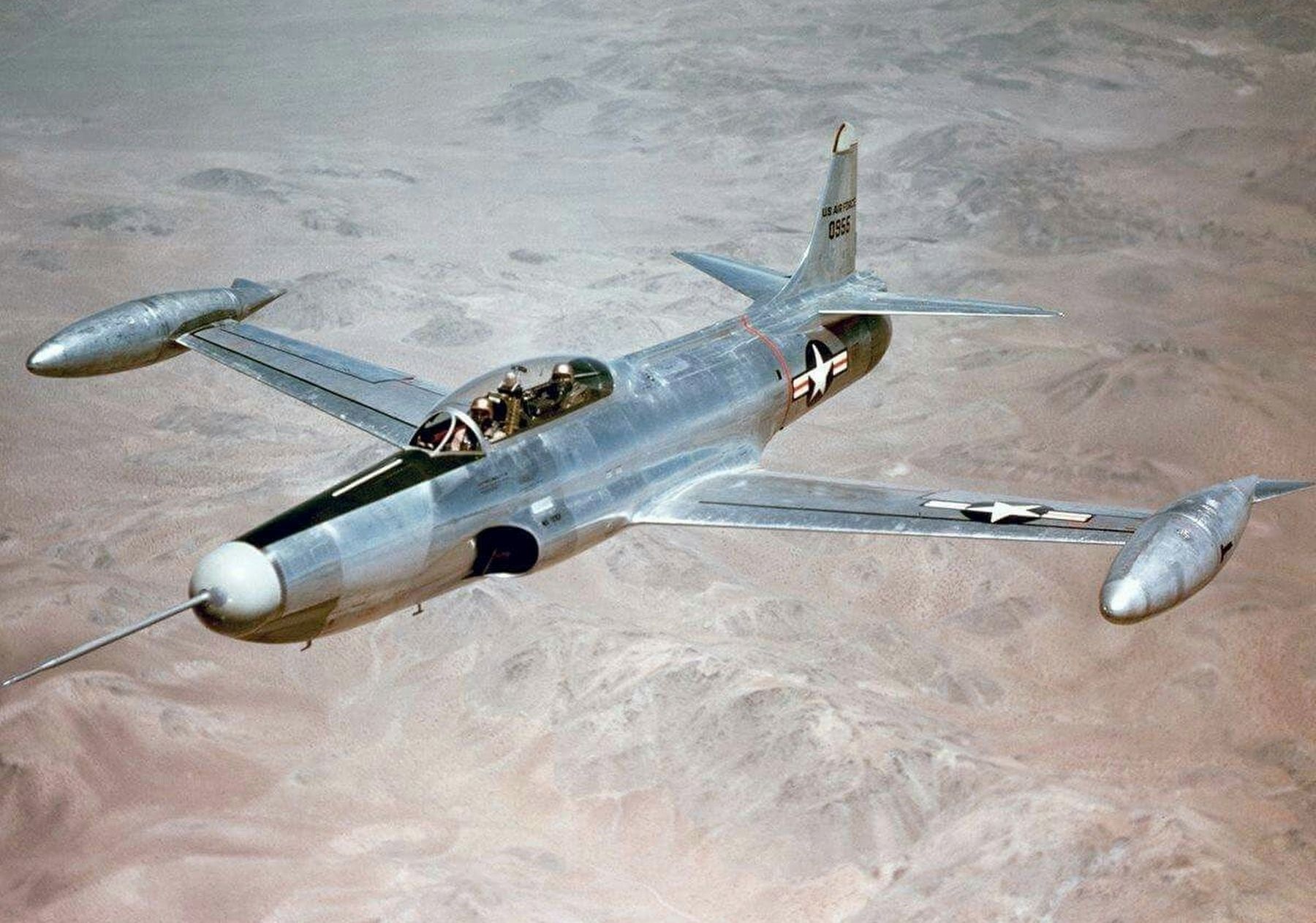Lockheed YF-97 Starfire in flight image. Click for full size.