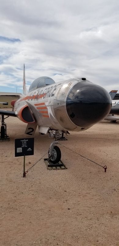 The Lockheed F-94C and Marker image. Click for full size.
