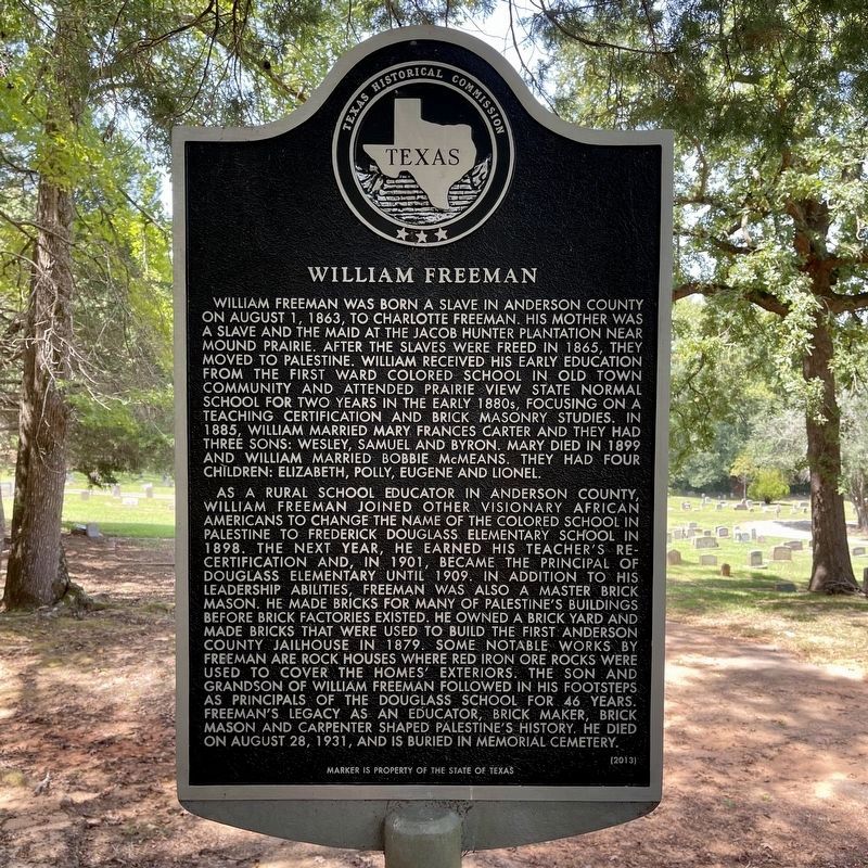 William Freeman Marker image. Click for full size.