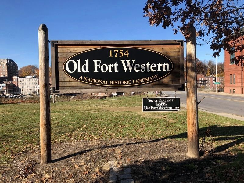 Signage for Old Fort Western image. Click for full size.