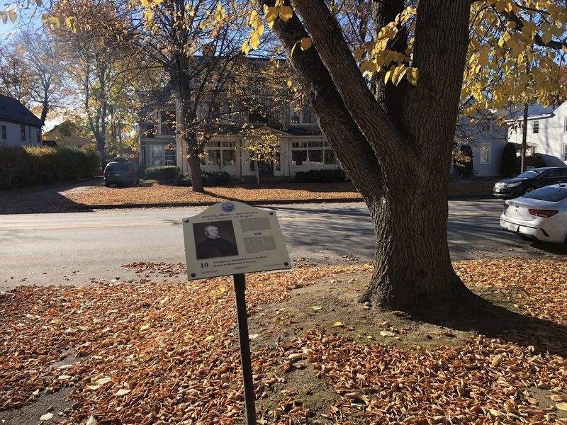 The American Rembrandt's Augusta Home / Maison du Rembrandt d'Augusta Marker image. Click for full size.