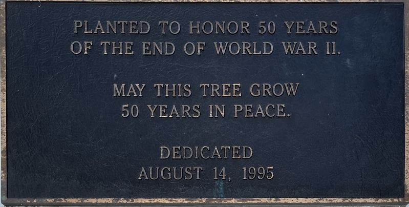 Peace Tree Marker image. Click for full size.