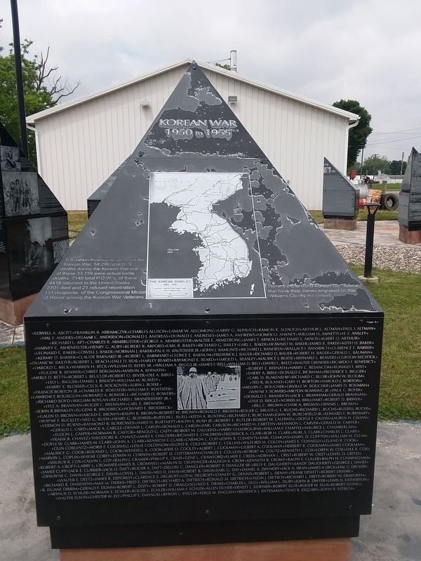 Williams County Korean War Memorial image. Click for full size.