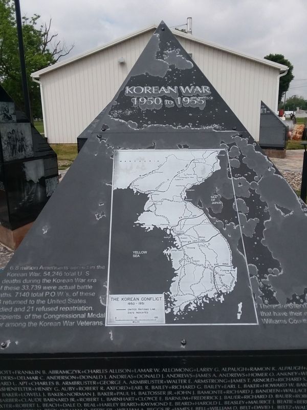 Williams County Korean War Memorial image. Click for full size.