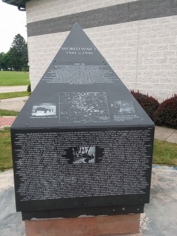 Williams County World War 2 Memorial image. Click for full size.