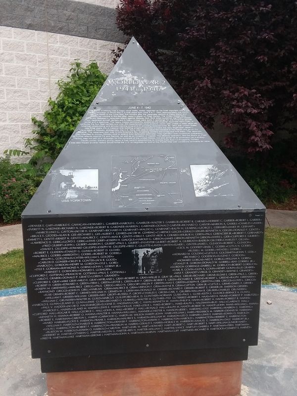 Williams County World War 2 Memorial image. Click for full size.