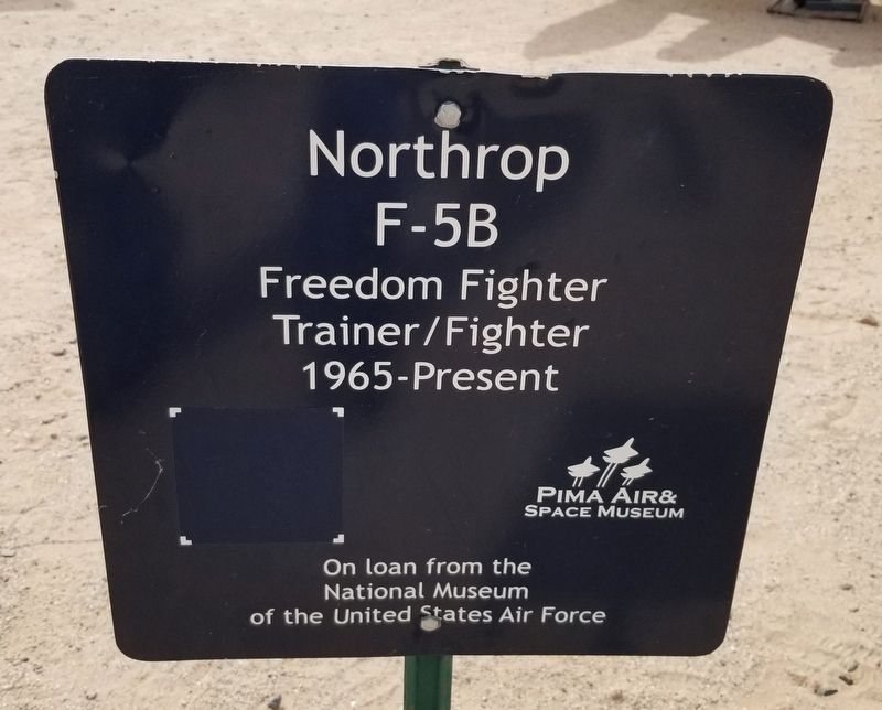 Northrop F-5B Marker. Click for full size. Northrop F-5B Marker image. Click for full size.