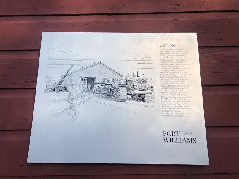 Gun Shed Marker image. Click for full size.