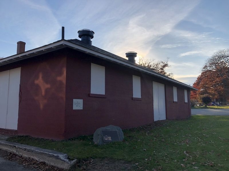 Militia Storehouse Marker image. Click for full size.