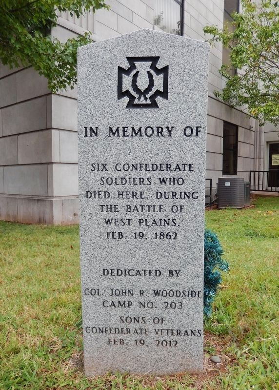 In Memory of Six Confederate Soldiers Marker image. Click for full size.