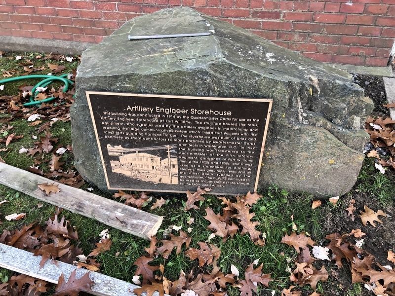 Artillery Engineer Storehouse Marker image. Click for full size.