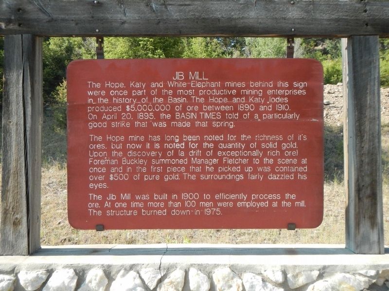 Jib Mill Marker image. Click for full size.