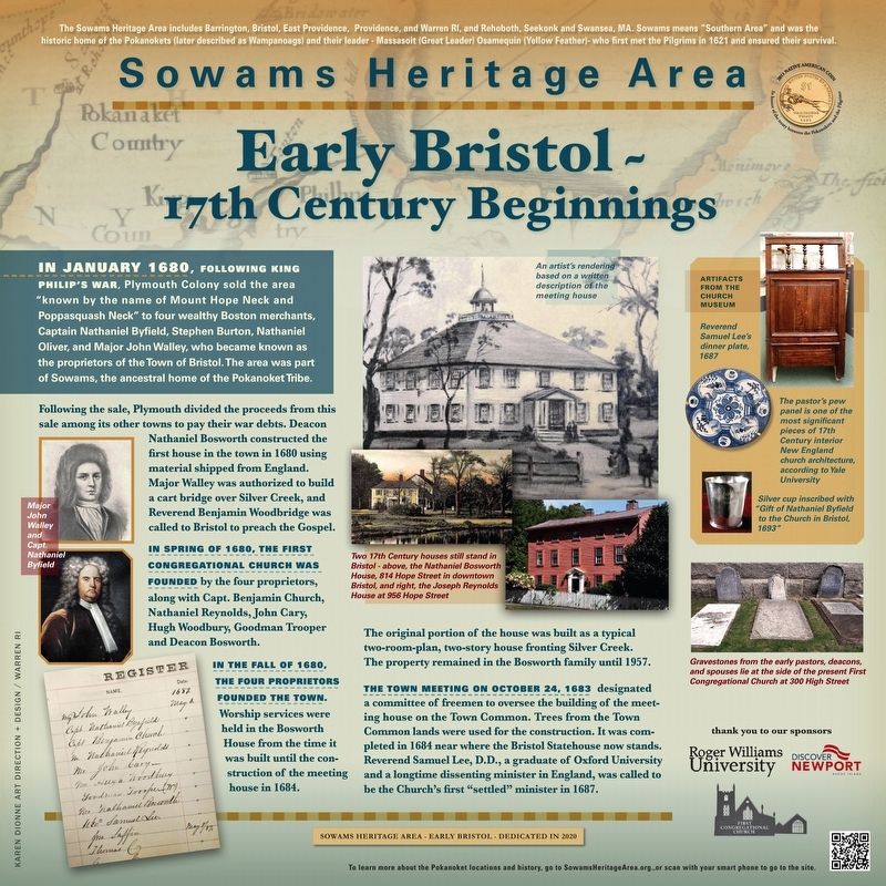 Early Bristol 17th Century Beginnings Marker image. Click for full size.