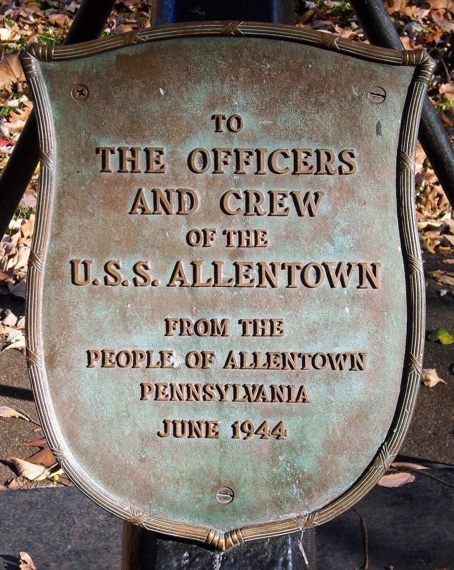 U.S.S. Allentown Marker image. Click for full size.
