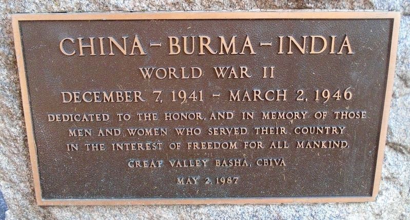 China-Burma-India Memorial image. Click for full size.