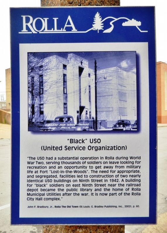 "Black" USO Marker image. Click for full size.