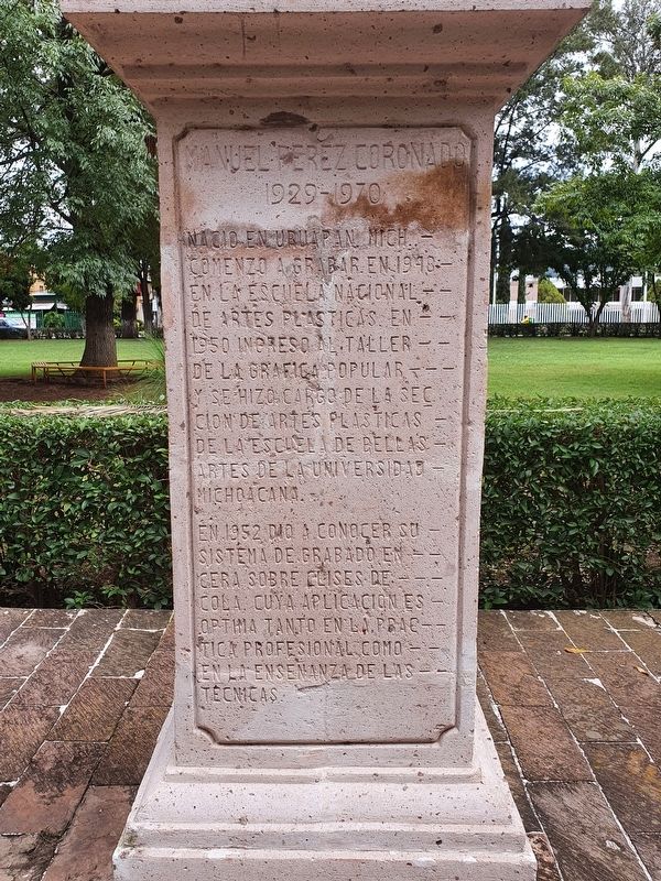 Manuel P�rez Coronado Marker image. Click for full size.