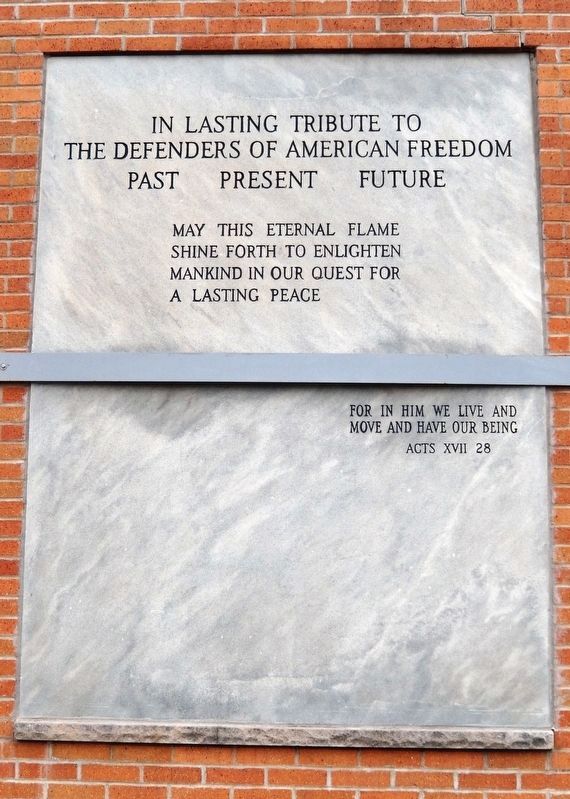 World War II Memorial (<i>left panel</i>) image. Click for full size.