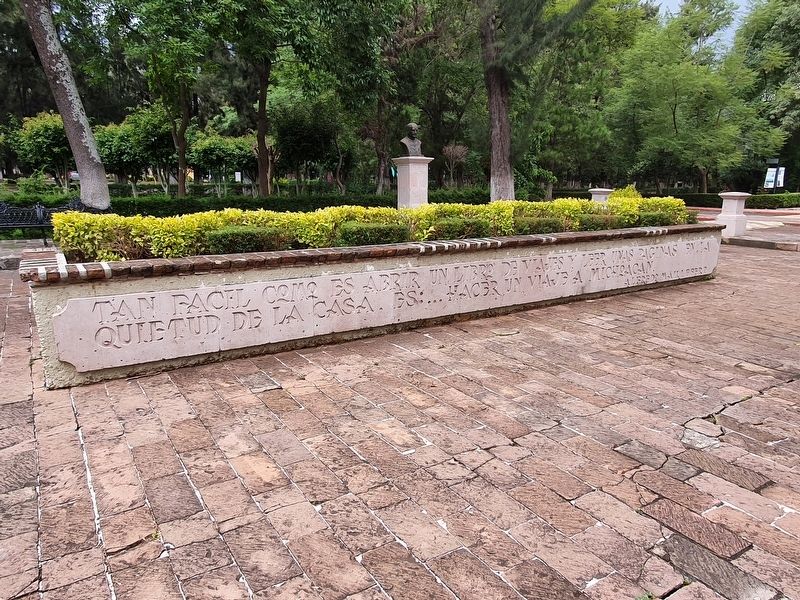 An Alfredo Maillefert quote in stone. Click for full size. An Alfredo Maillefert quote in stone image. Click for full size.