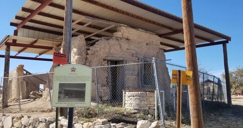 The Oldest House and Marker. Click for full size. The Oldest House and Marker image. Click for full size.
